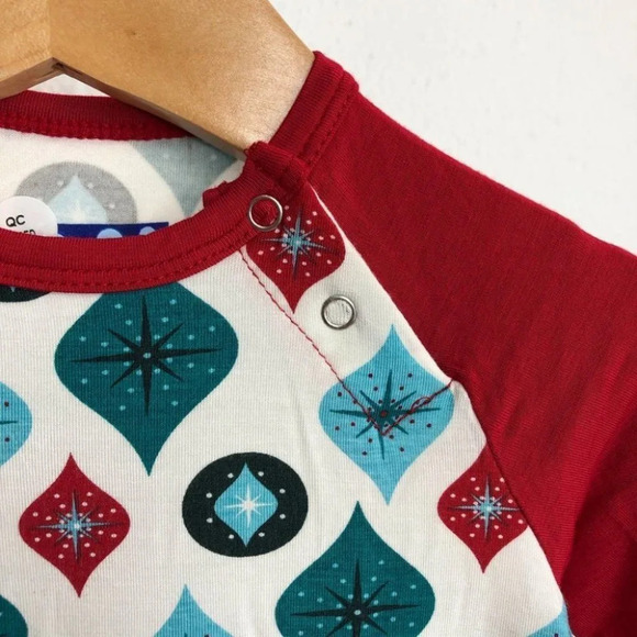 NWT Kickee Pants romper vintage ornaments size 3-6 months - Picture 4 of 7